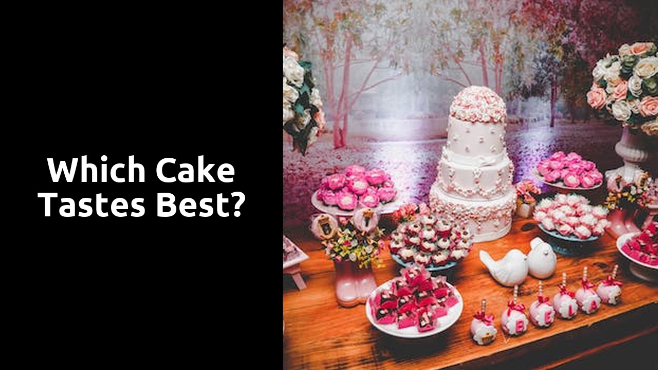 Which cake tastes best?